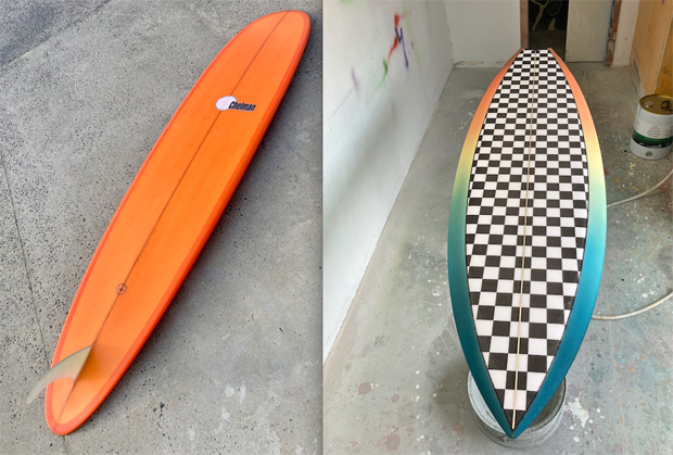 Image 4 for Our 98th board winner Andrew gets delivery of his Chelman Volan Double Ender 9’1”