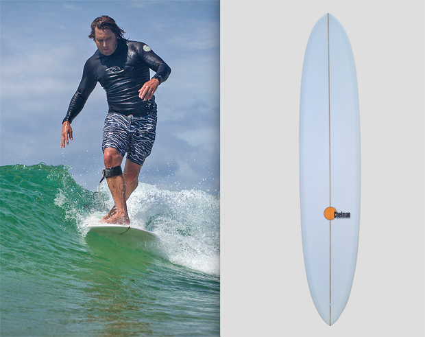 Image 2 for Our 98th board winner Andrew gets delivery of his Chelman Volan Double Ender 9’1”