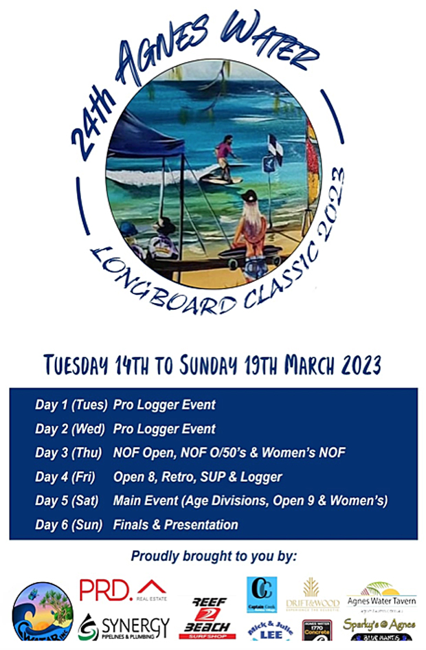 Image 2 for The 24th annual Agnes Water Longboard Classic gets set – here's a great excuse for a trip to Central Queensland  