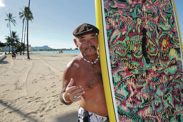 Image 2 for RIP China Eumera – much-loved Waikiki beachboy gone at 68