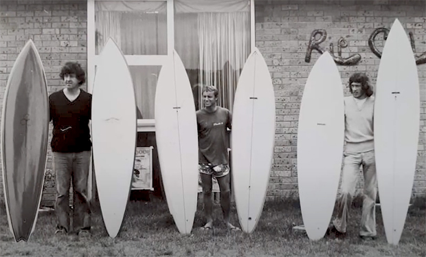 Image 3 for Watch the 16-minute film “Victorian Pioneer Manufacturers - Klemm Bell & Pat Morgan”. Directed by Glen Hunwick, narrated by Bob Smith, and great surfing on vintage boards