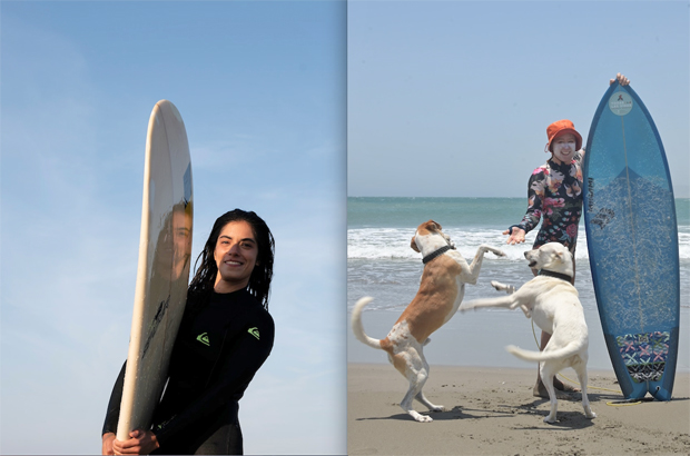Image 2 for Women surfers in Peru finding joy in and out of the water