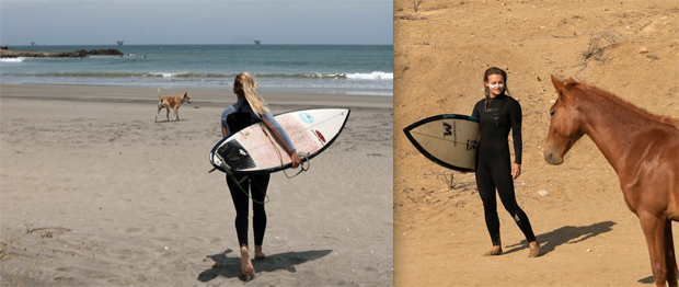 Image 4 for Women surfers in Peru finding joy in and out of the water